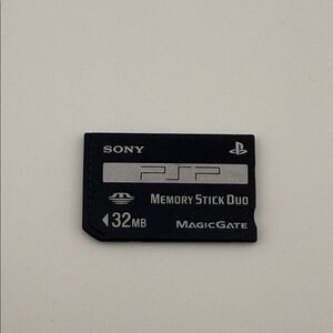 Sony PSP Memory Stick Duo 32MB Black and Gray